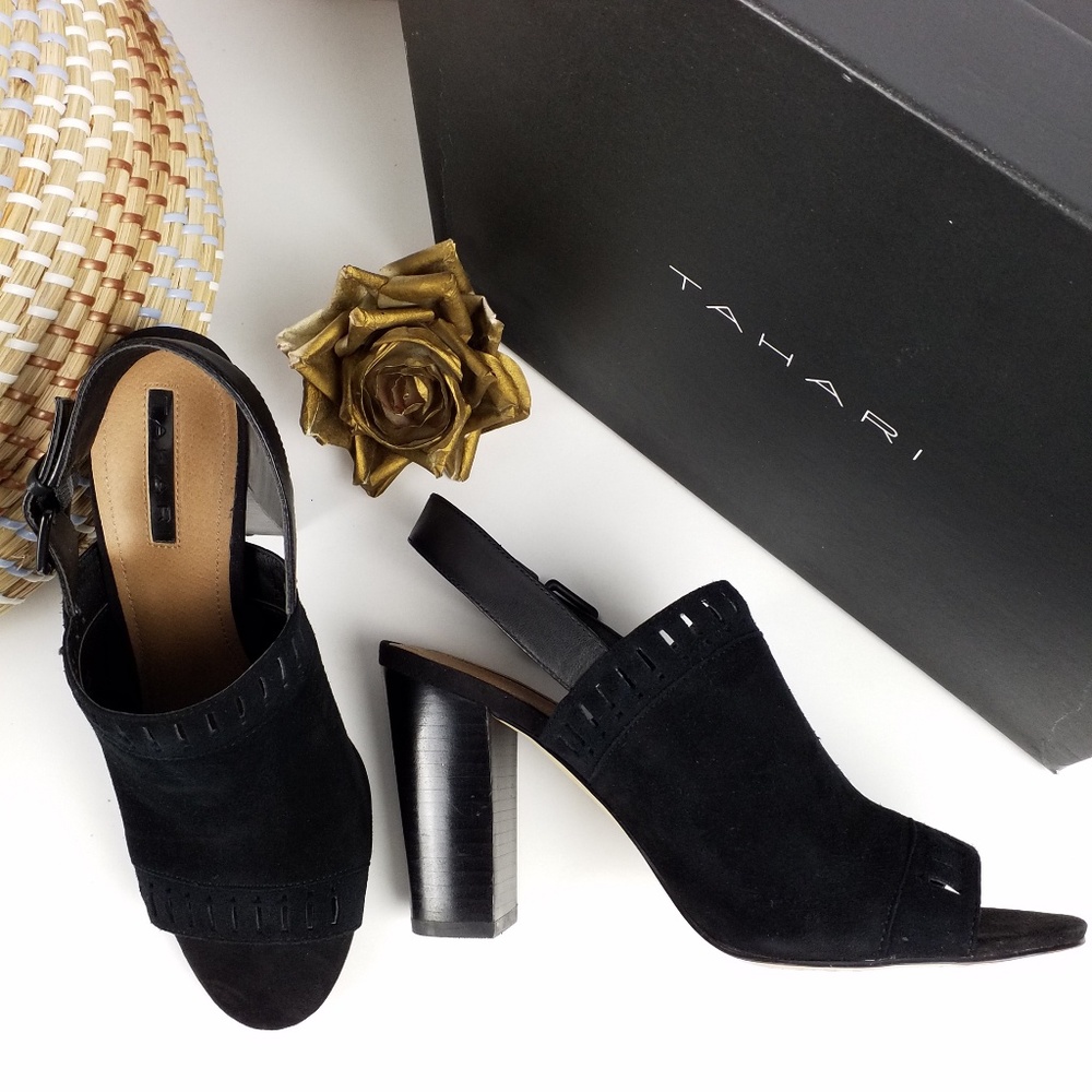 Tahari Black Elegant Heels